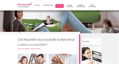 Desktop Screenshot of citenouvelle.fr